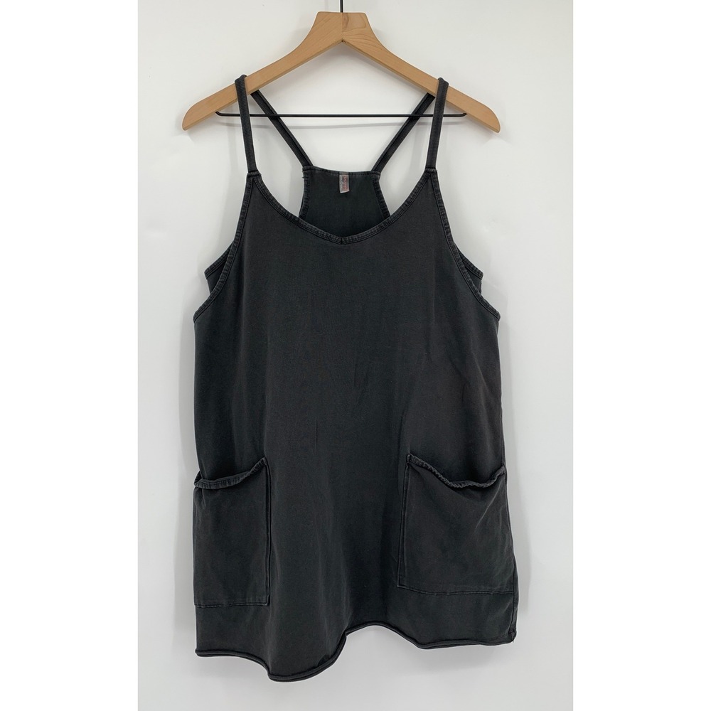 FP Movement Dress Womens Large Black Hot Shot Mini Skort Pocket Activewear